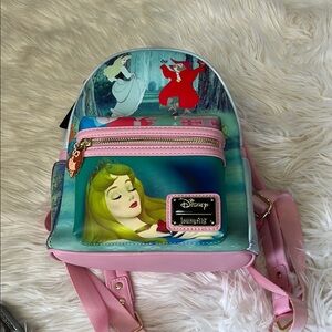 Loungefly Disney Sleeping Beauty Backpack - Pink and Blue